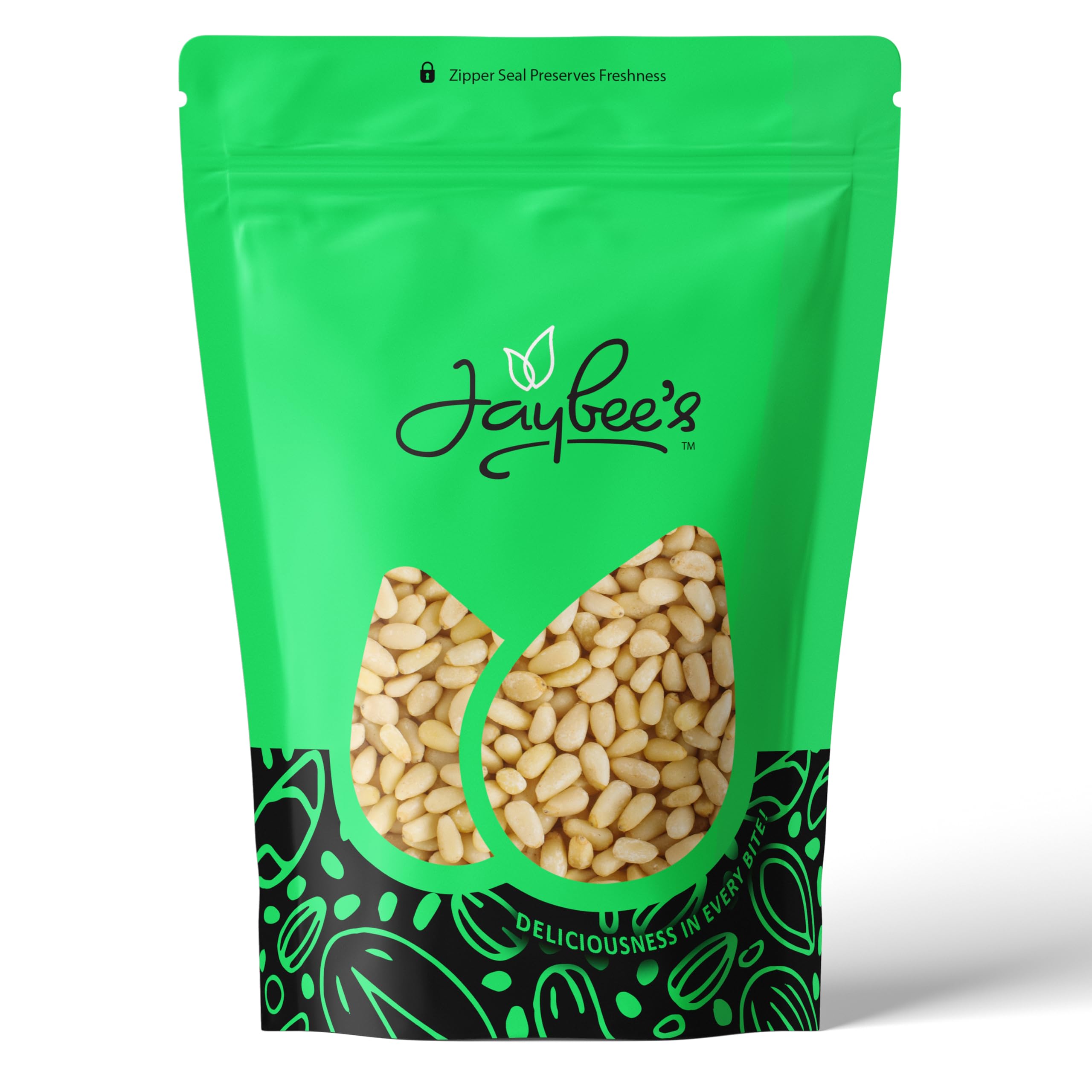 Jaybee's front packaging 2 lb bag showing brand and resealable design benefit