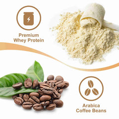 JAYUSS prepared iced protein coffee in glass demonstrating refreshing energy