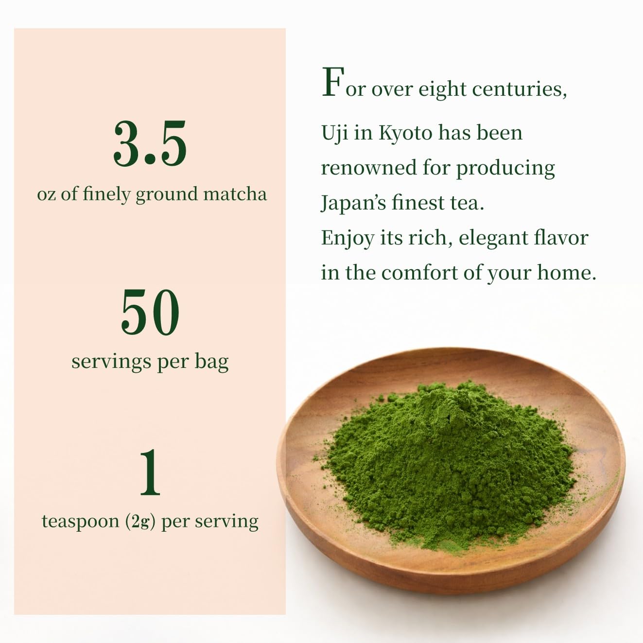 JEAU CHAU close-up of fine matcha texture demonstrating silky grind for smooth drinks