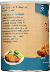 Jeff Nathan Creations texture close-up showing coarse panko flakes for extra-crisp coatings and airy crunch
