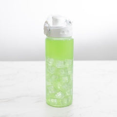 JEL SERT mixed drink in a reusable bottle, demonstrating on-the-go convenience