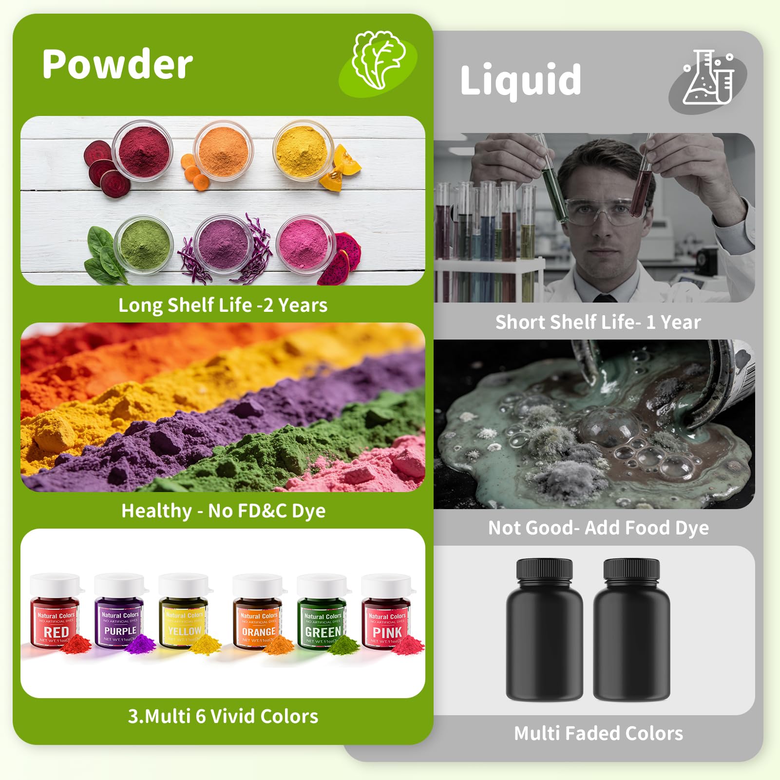 Jelife label ingredients close-up listing natural sources and allergen note
