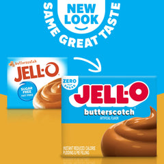 Jell-O pudding poured into pie crust demonstrating use as pie filling