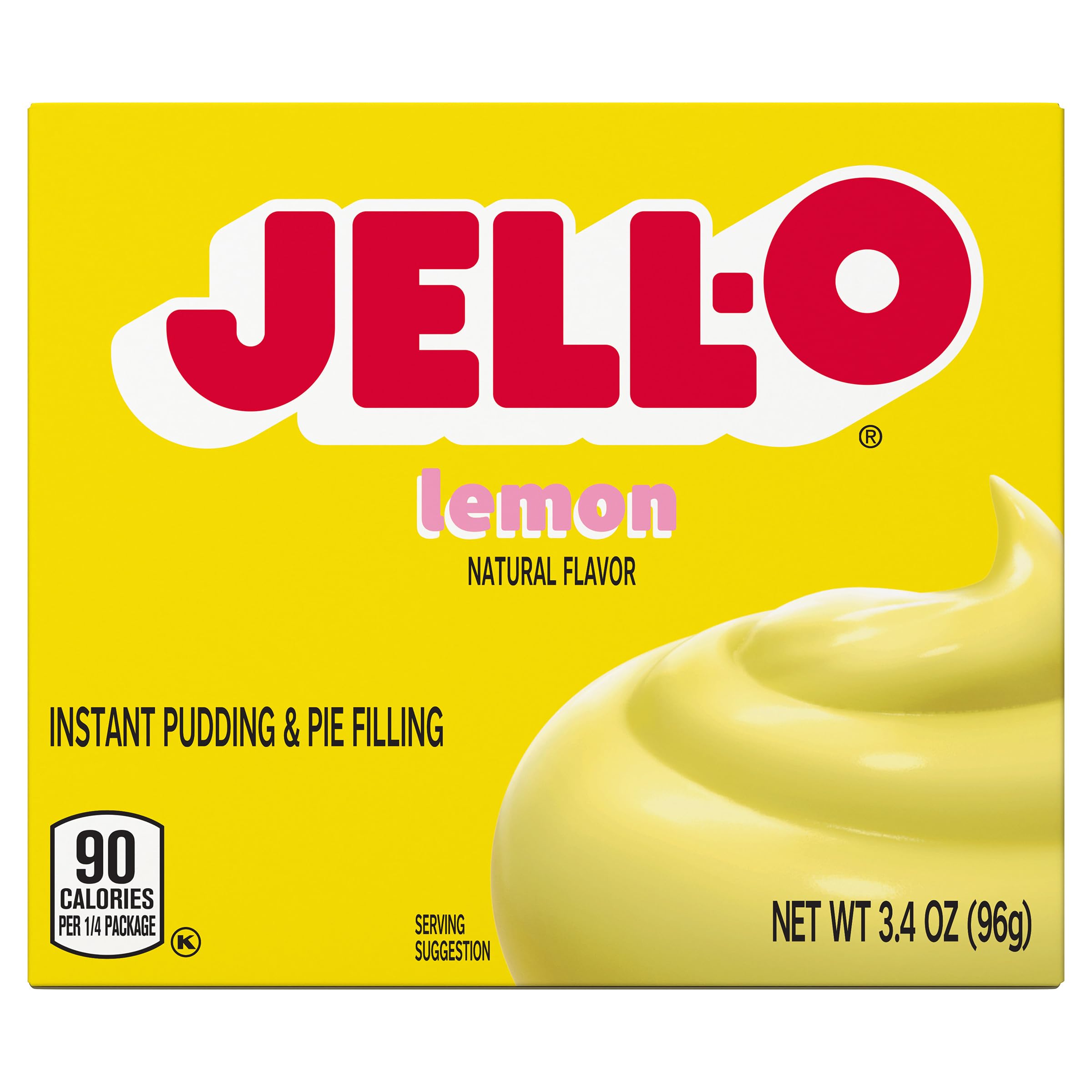 Spoon lifting Jell-O lemon pudding showcasing creamy texture and easy scooping