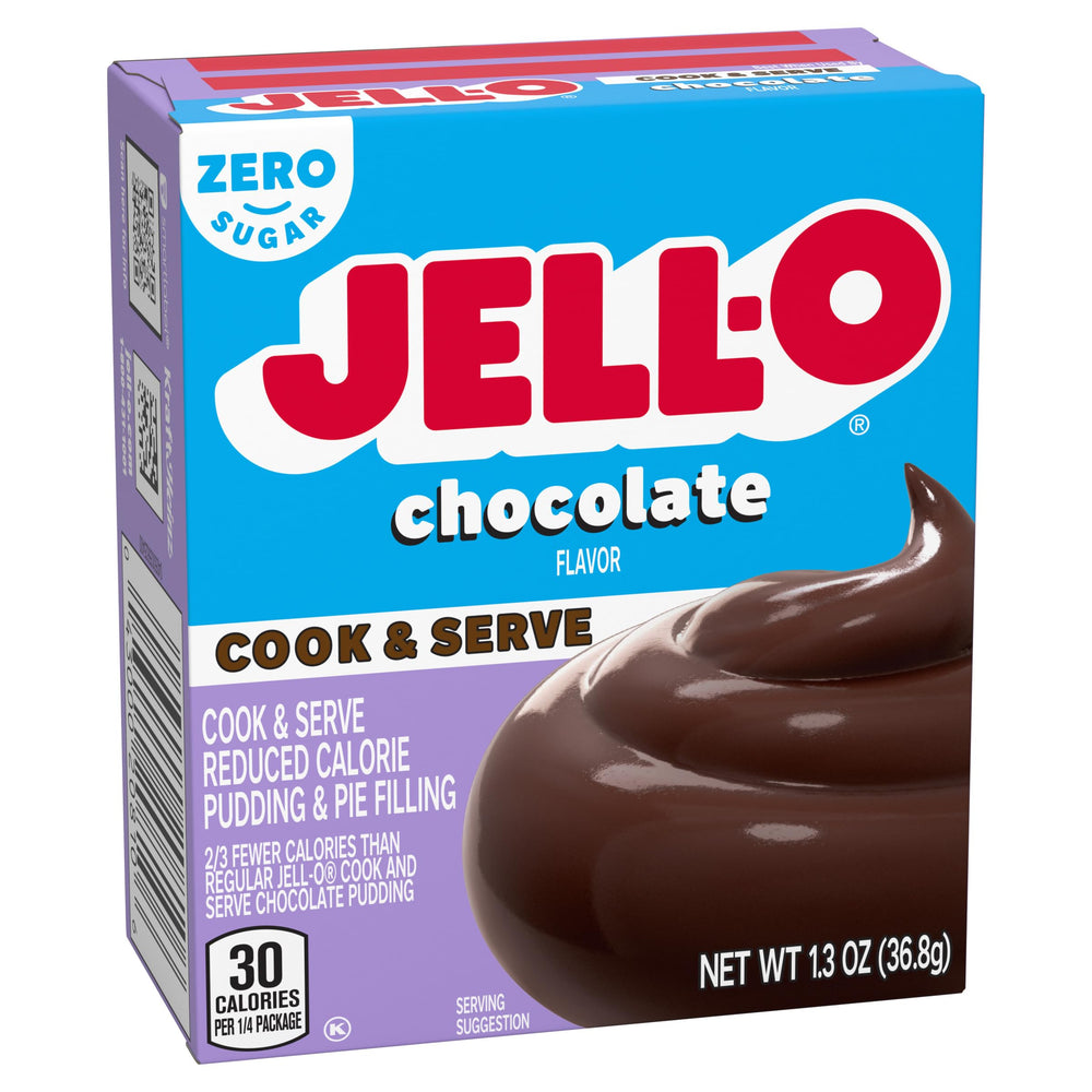 Jell-O opened pouch with powder, convenient single-use packaging benefit