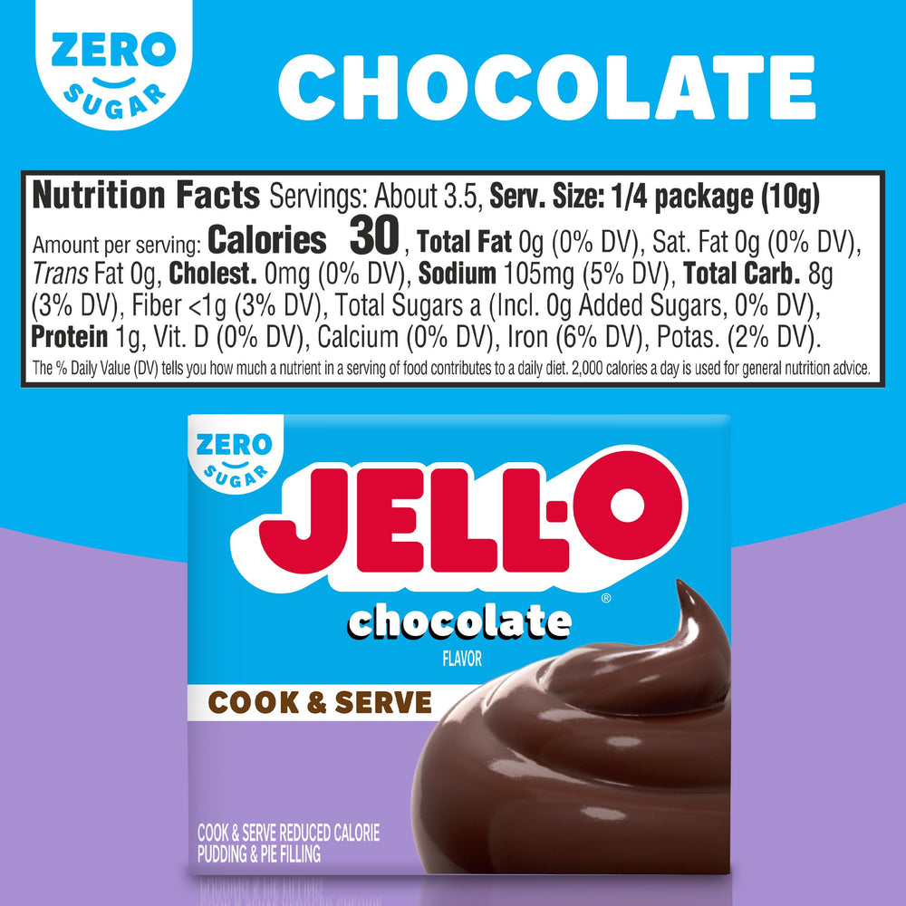 Jell-O pudding served with whipped cream, indulgent low-calorie treat