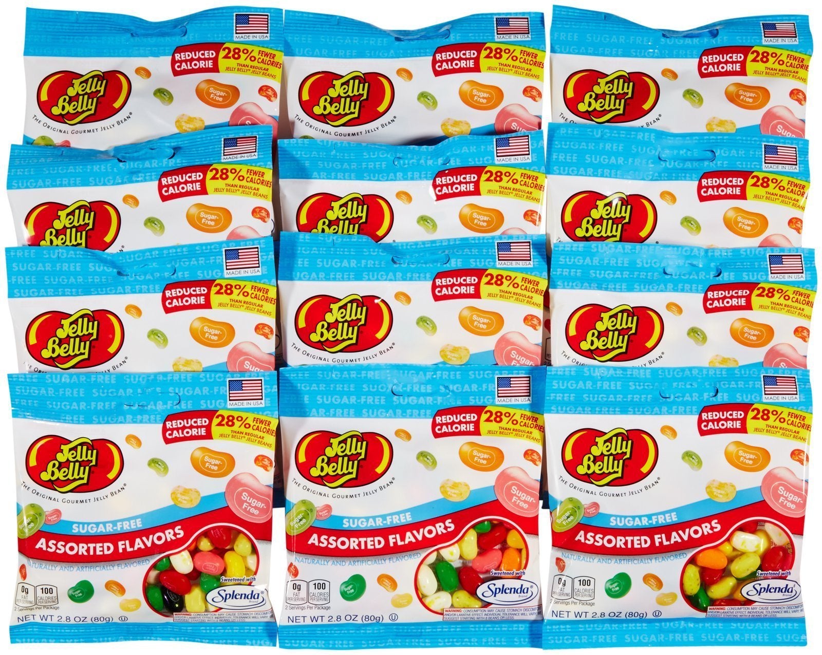 Jelly Belly beans close-up highlighting glossy texture and true-to-flavor appeal