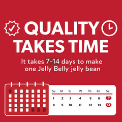 Jelly Belly beans in hand to show scale and portioning benefit