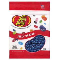 Jelly Belly front packaging showing one-pound resealable bag and branding benefit freshness