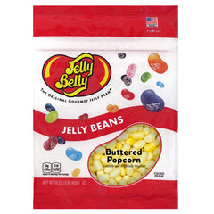 Jelly Belly front bag shot showing product and resealable pouch benefit