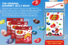 Close-up of Jelly Belly buttered popcorn bean texture highlighting chewy candy quality