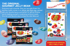 Jelly Belly close-up of jelly bean texture and colors highlighting authentic cocktail-inspired taste