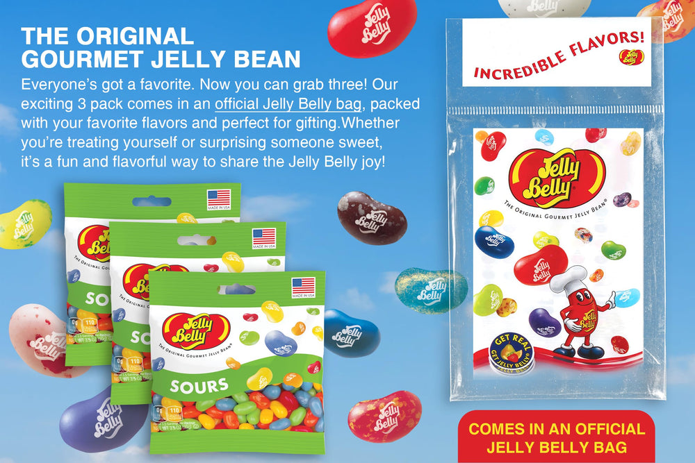 Jelly Belly close-up of jelly bean texture highlighting premium chew
