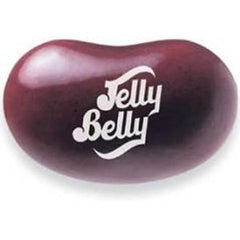 Jelly Belly close-up of bean texture highlighting glossy finish and authentic flavor