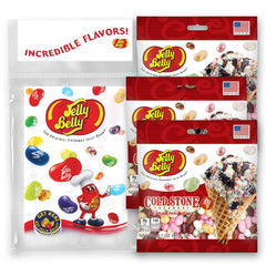 Jelly Belly front packaging showing pumpkin pie flavor and attractive branding
