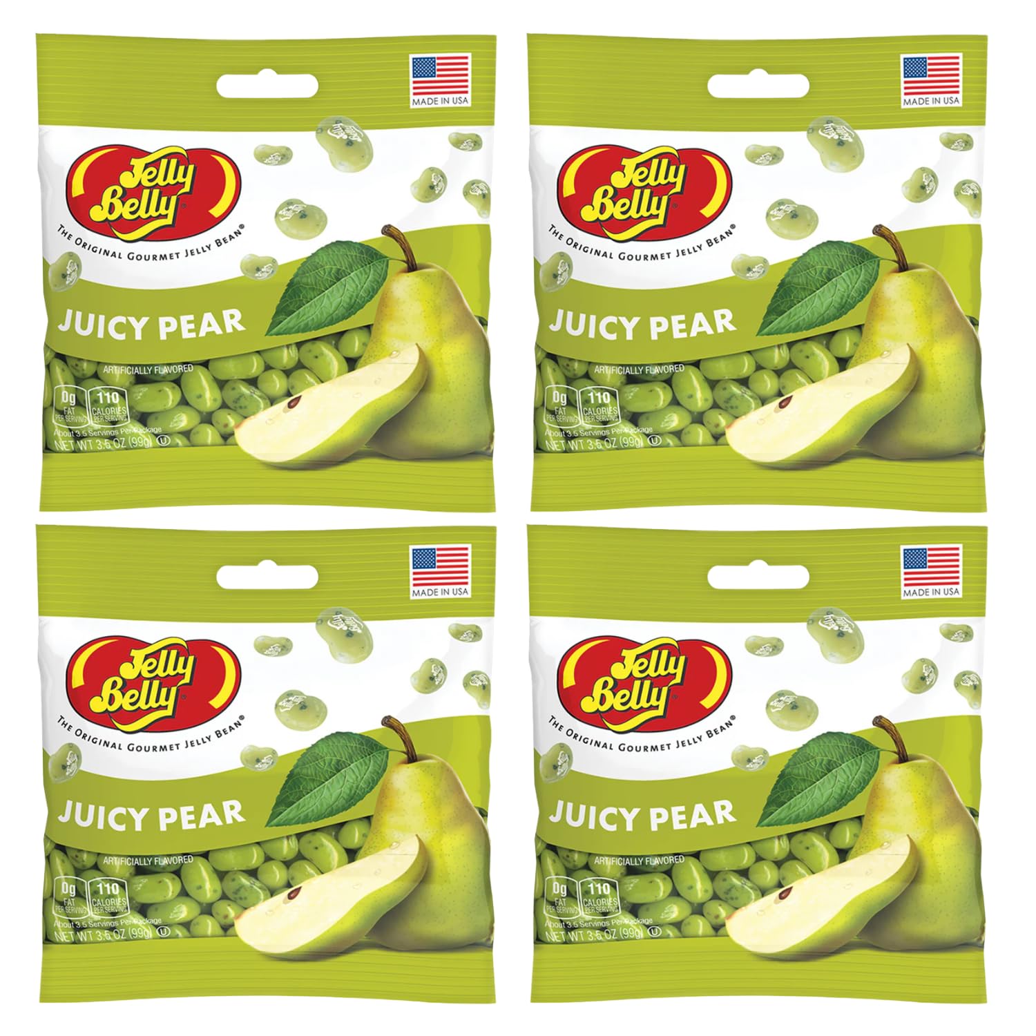 LYZA'S SWEETS & TREATS Jelly Belly beans paired with dessert, showing garnish and flavor boost