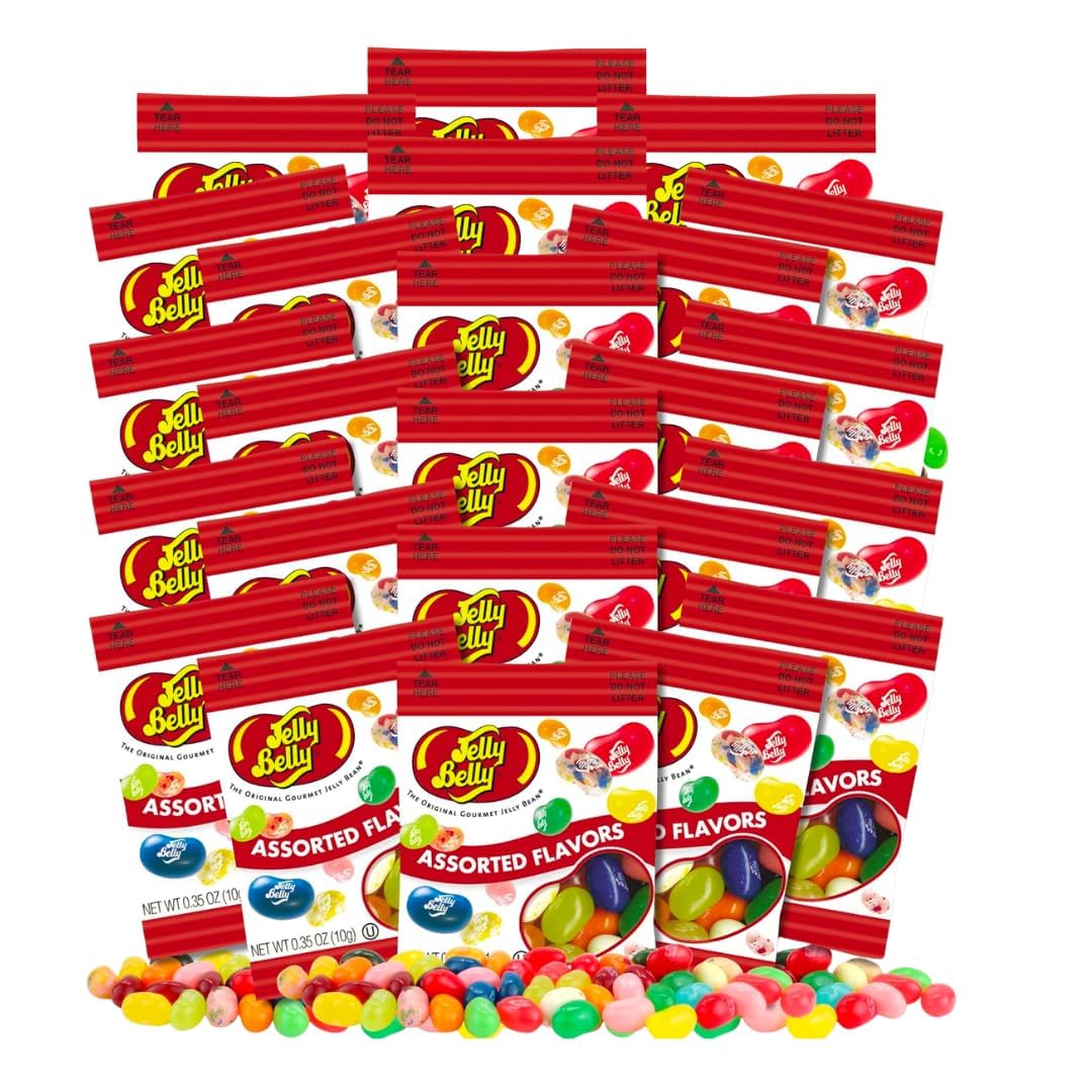 LYZA'S SWEETS & TREATS Jelly Belly front packaging shows assortment and easy gifting