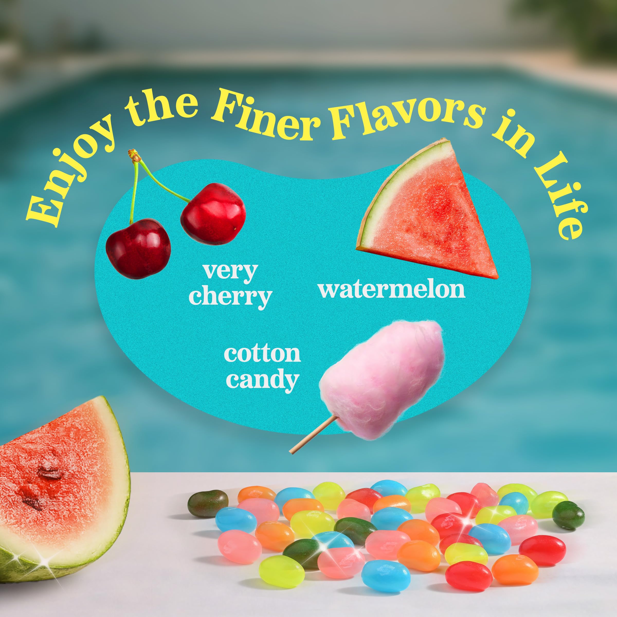 Jelly Belly colorful jelly beans in a party bowl for easy serving at birthdays