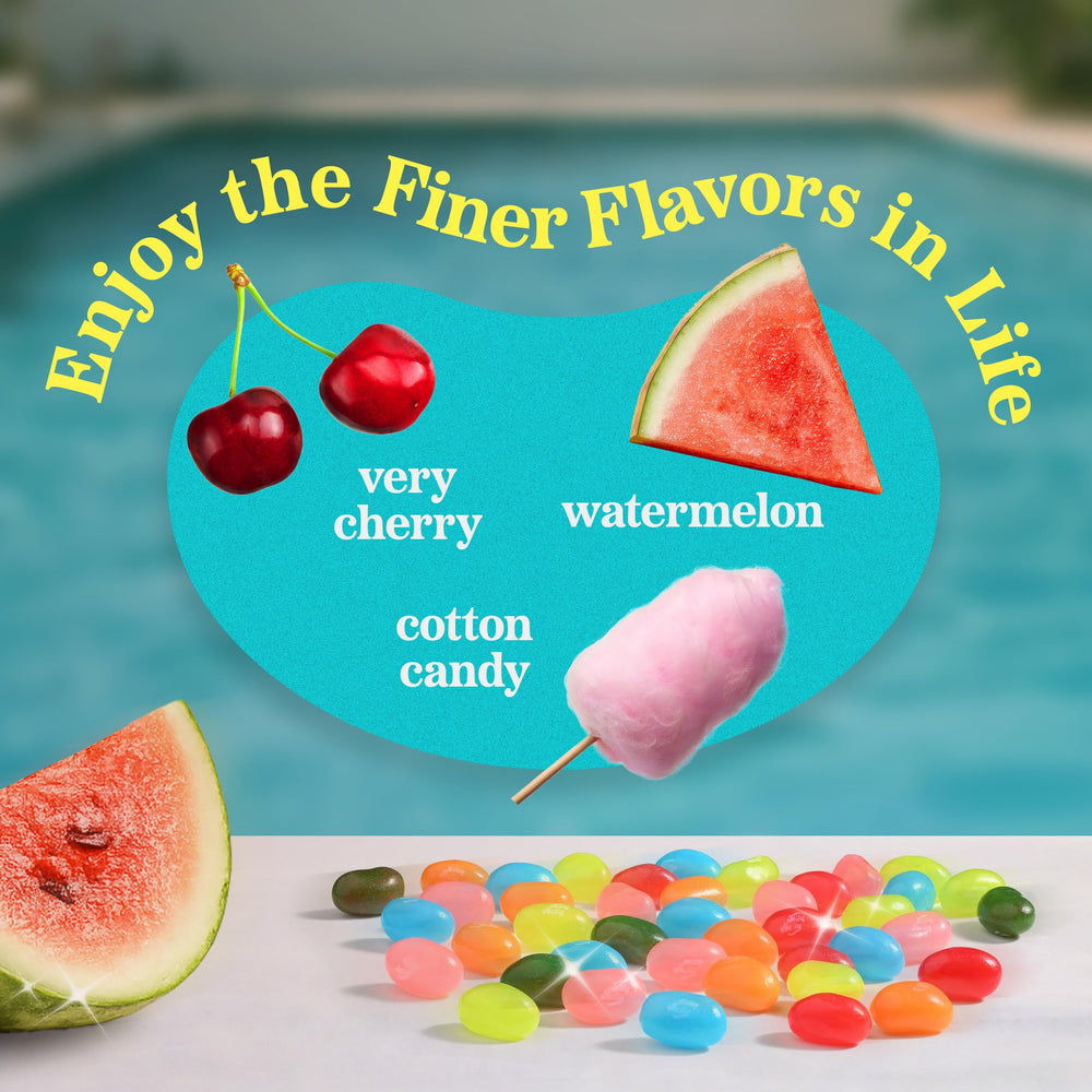 Jelly Belly colorful jelly beans in a party bowl for easy serving at birthdays