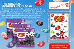 Jelly Belly close-up of pumpkin pie jelly beans showing texture and real flavor