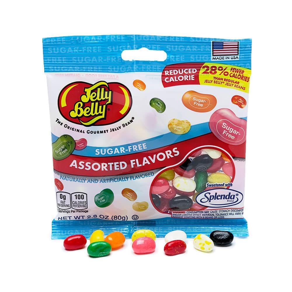LYZA'S SWEETS & TREATS Jelly Belly size comparison in hand for portion clarity