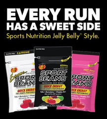 Jelly Belly pouch in hand demonstrating compact size and on-the-go portability
