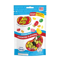 Jelly Belly front packaging showing brand and resealable bag benefits