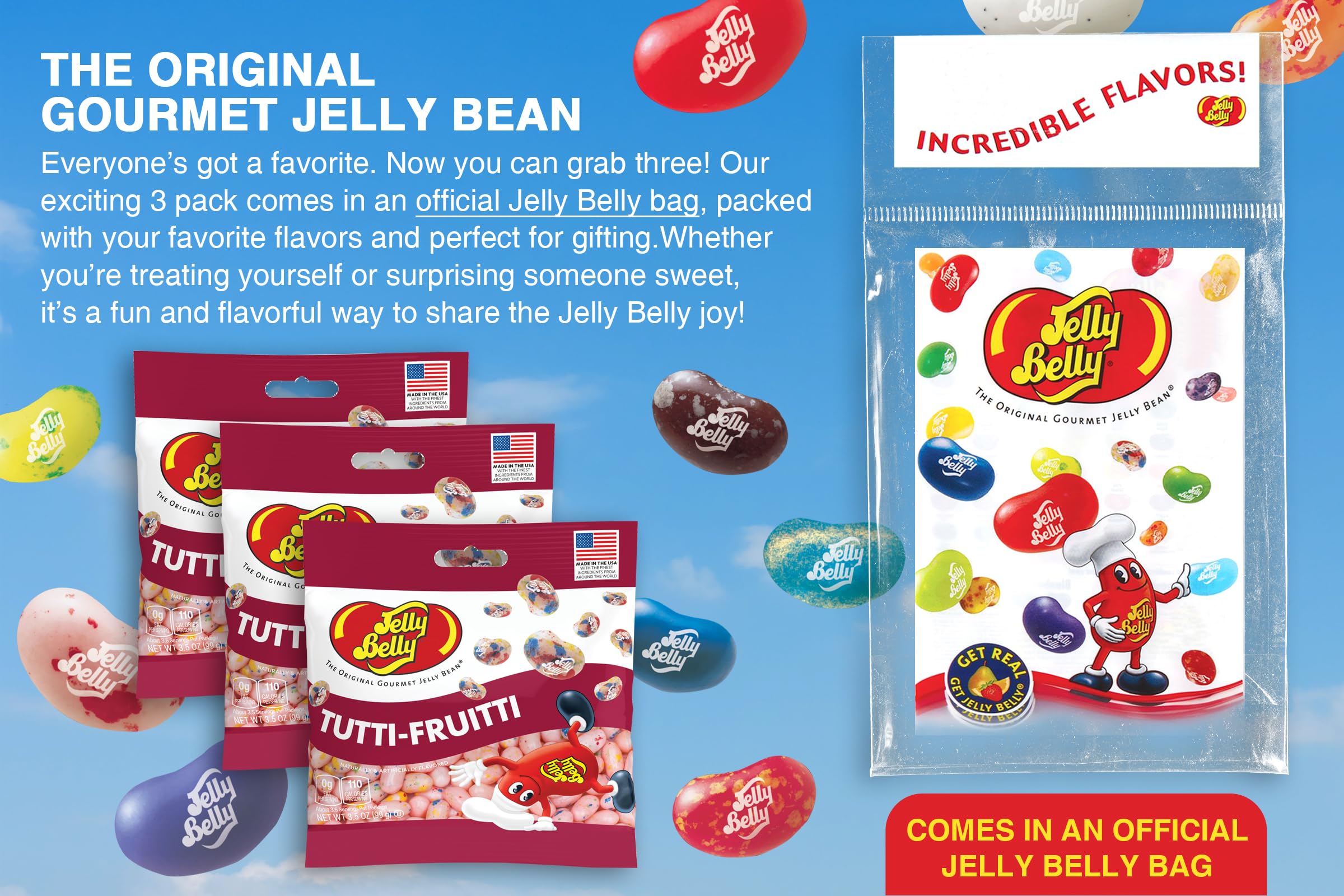 Jelly Belly close-up of speckled bean texture highlighting chewy consistency