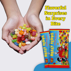 Jelly Belly assorted irregular shapes highlighting playful variety