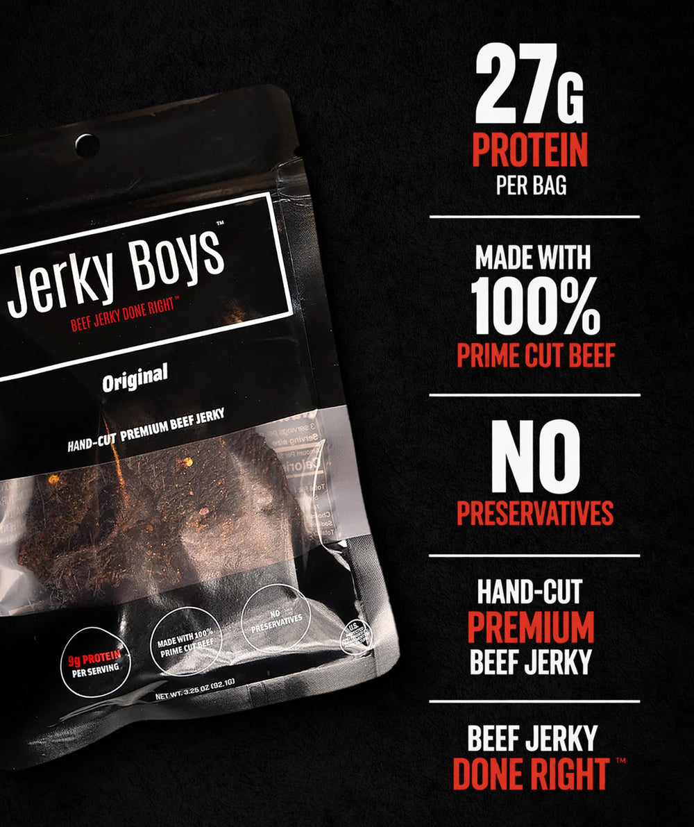 Jerky Boys full two-pack staged to show value and convenient pairing