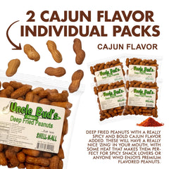 Jerky-n-Spice peanut pack held in hand for scale and portable snack convenience