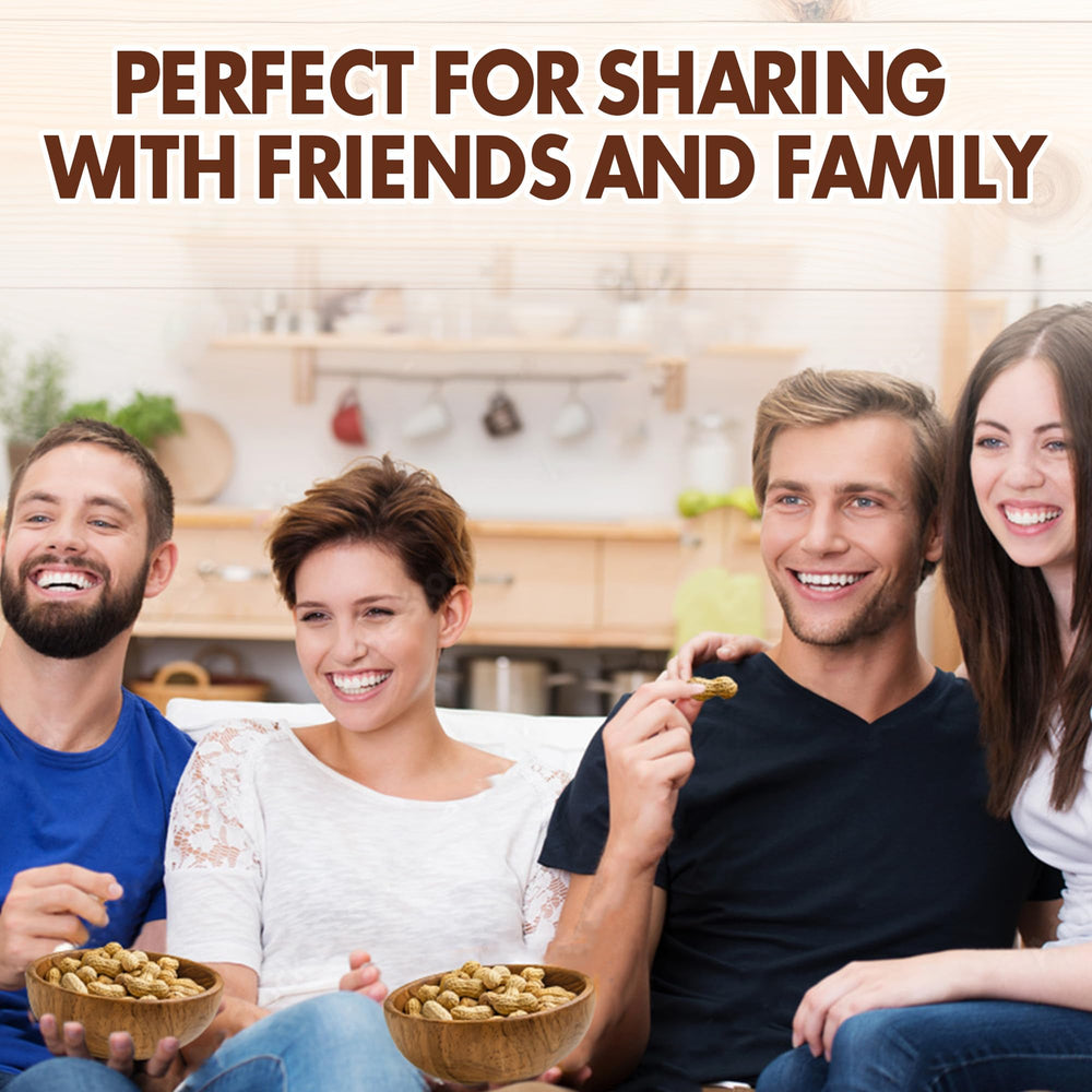 Jerky-n-Spice peanuts served in bowl at party showcasing shareable snack enjoyment