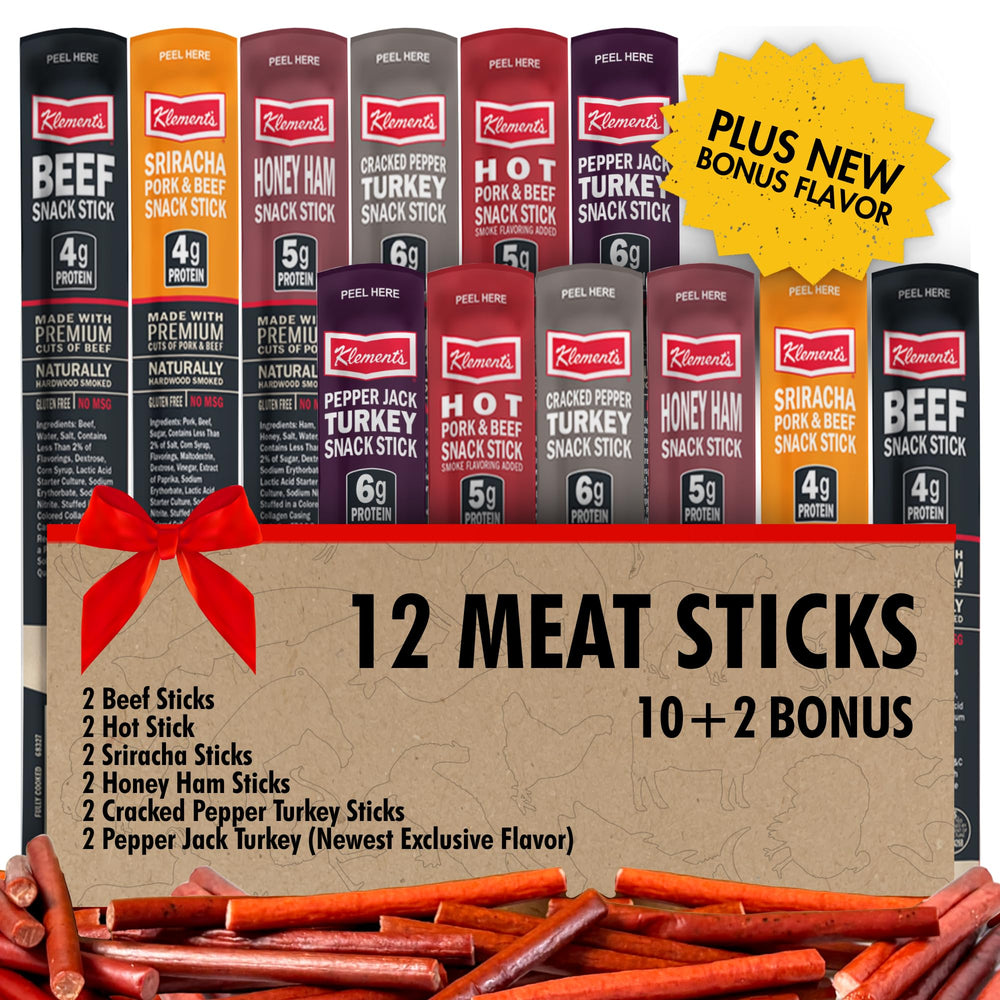 Jerky.com front packaging showing variety pack and convenience benefit
