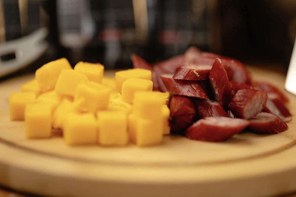 Jerky.com twin meat and cheese pack open for balanced protein and flavor