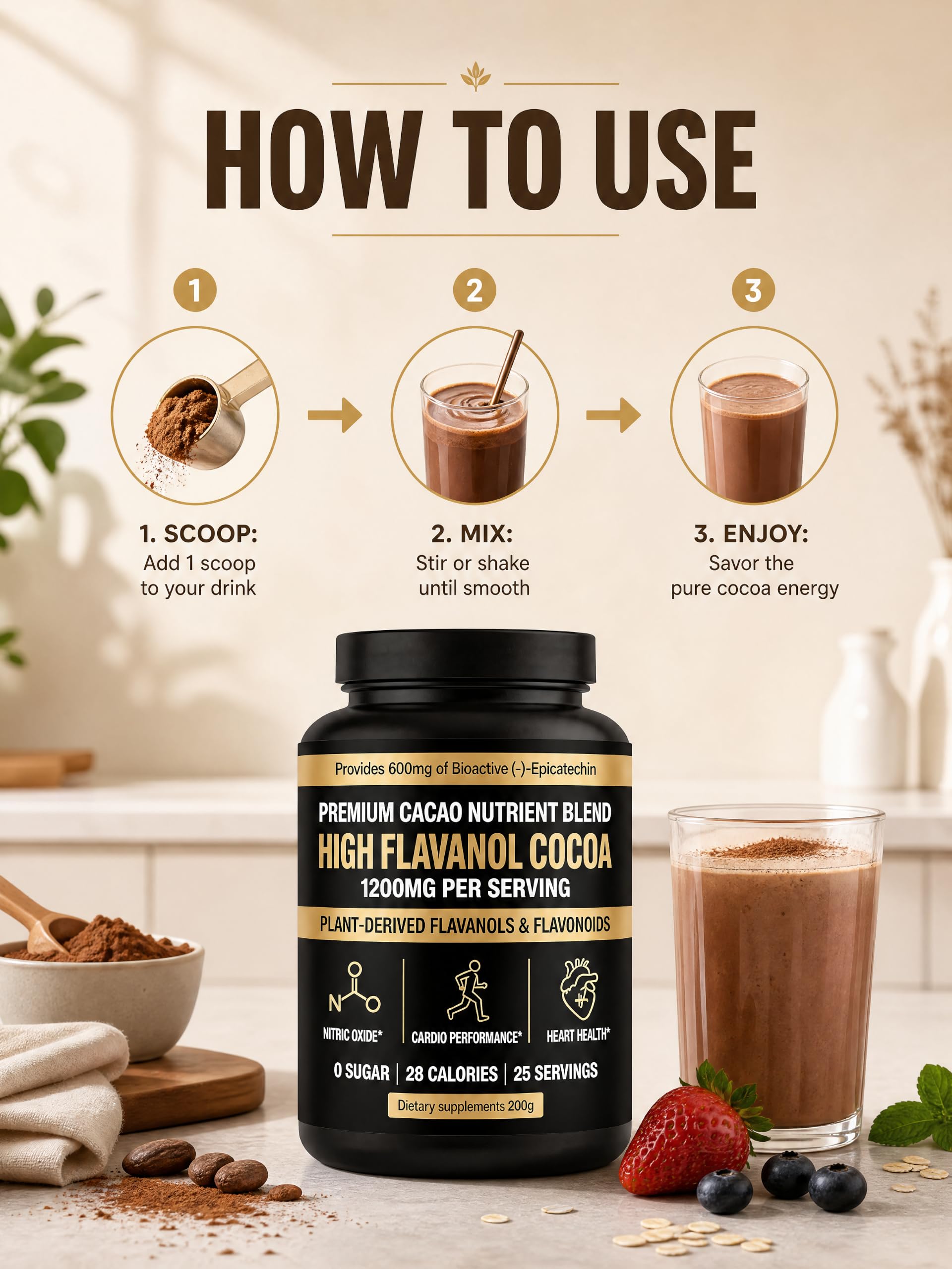 JERYMVA cocoa used in baked goods for flavor and versatility benefit