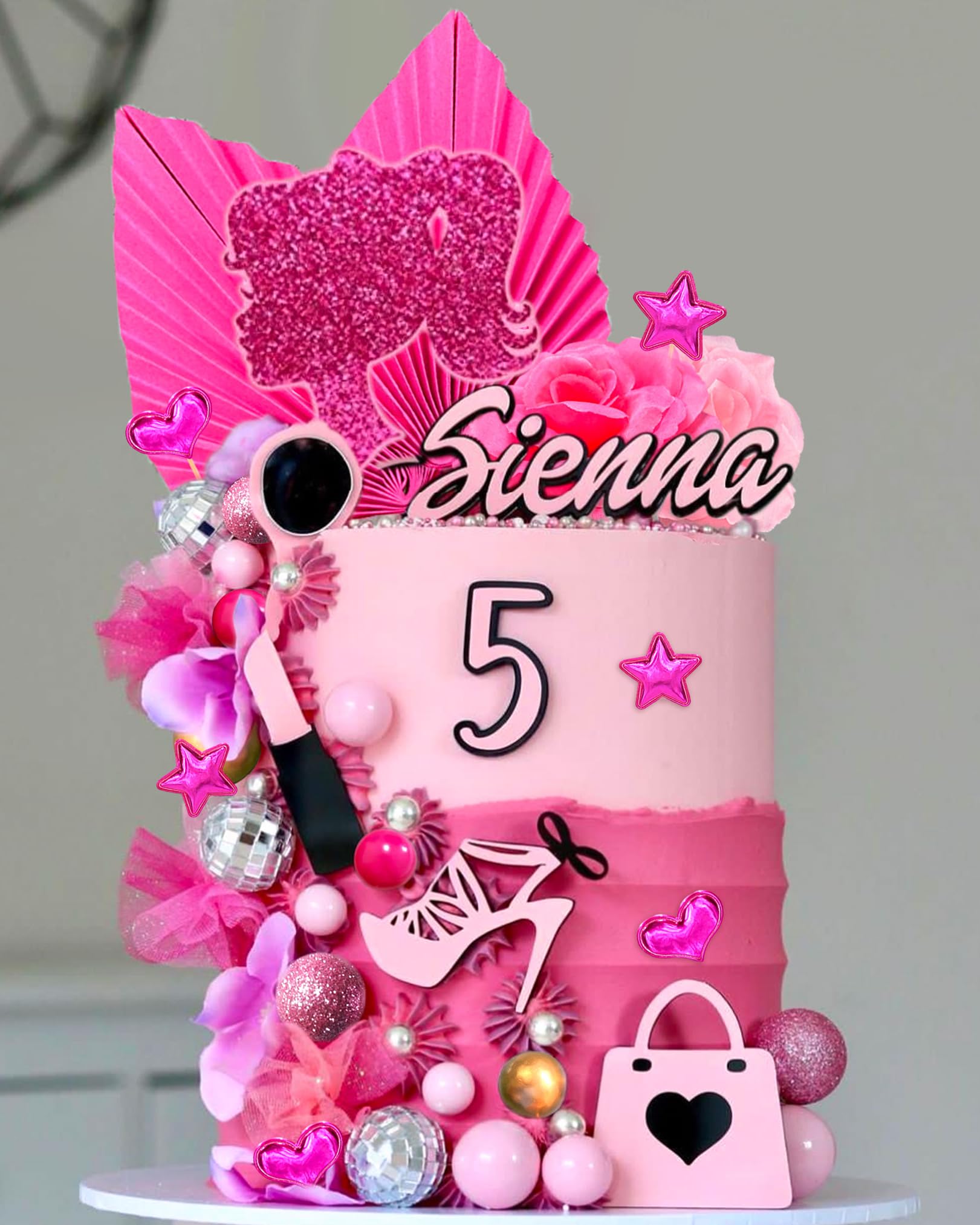 JeVenis close-up of pink balls highlighting texture and easy cake accent placement