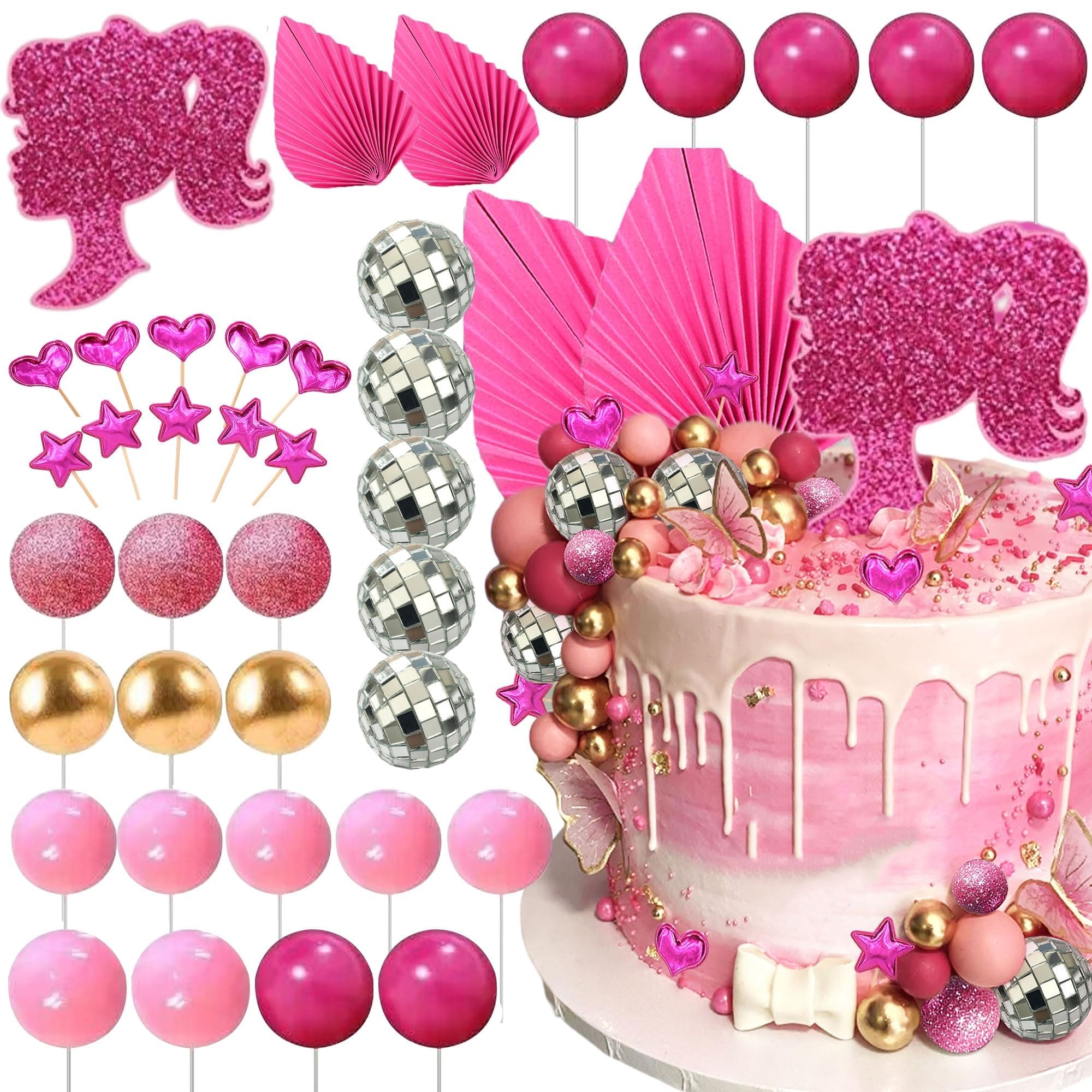 JeVenis hot pink girl topper front view showing bold focal point and party-ready styling