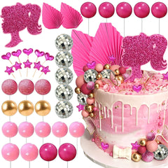 JeVenis hot pink girl topper front view showing bold focal point and party-ready styling