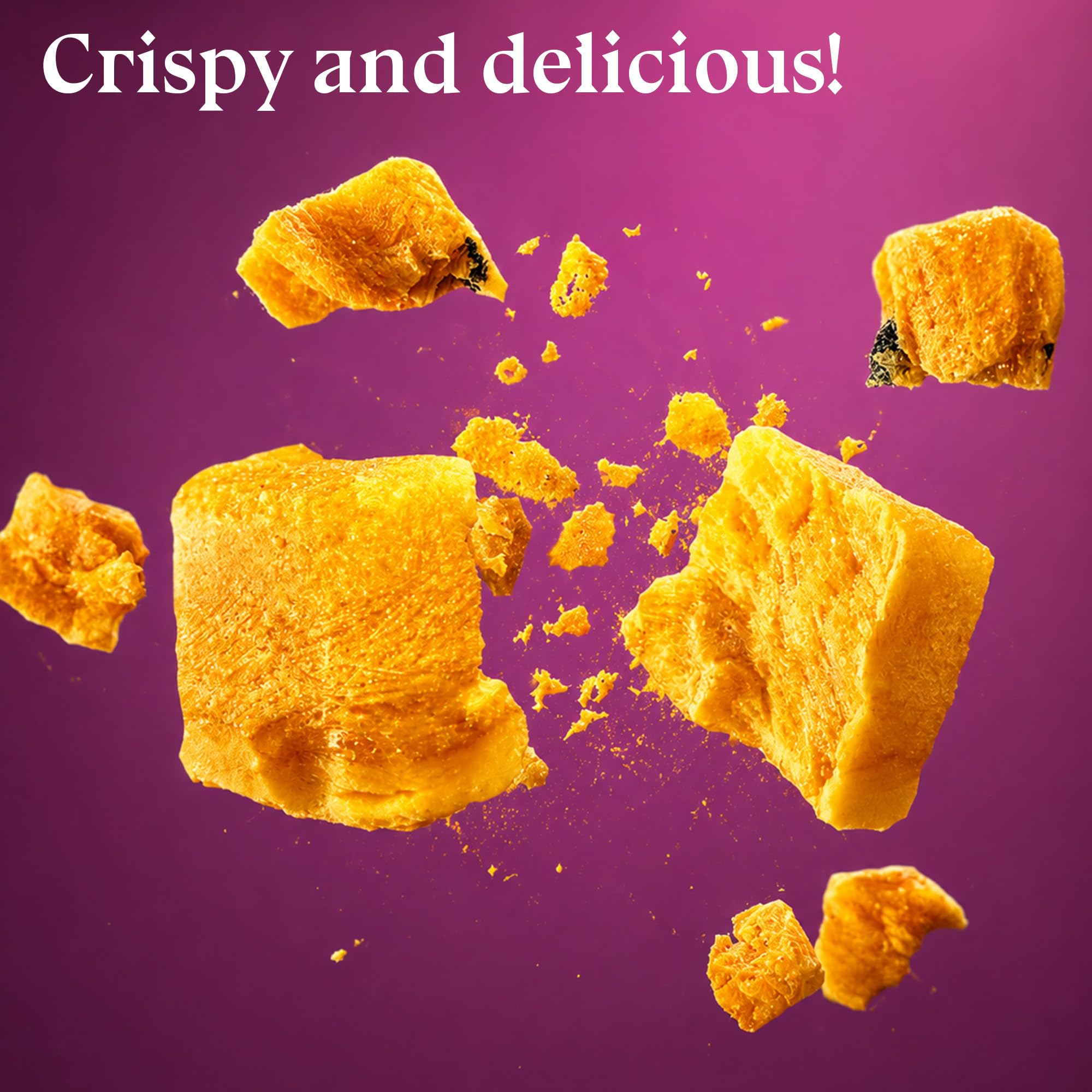 Jhomreys passion fruit crisps added to a smoothie for bright flavor