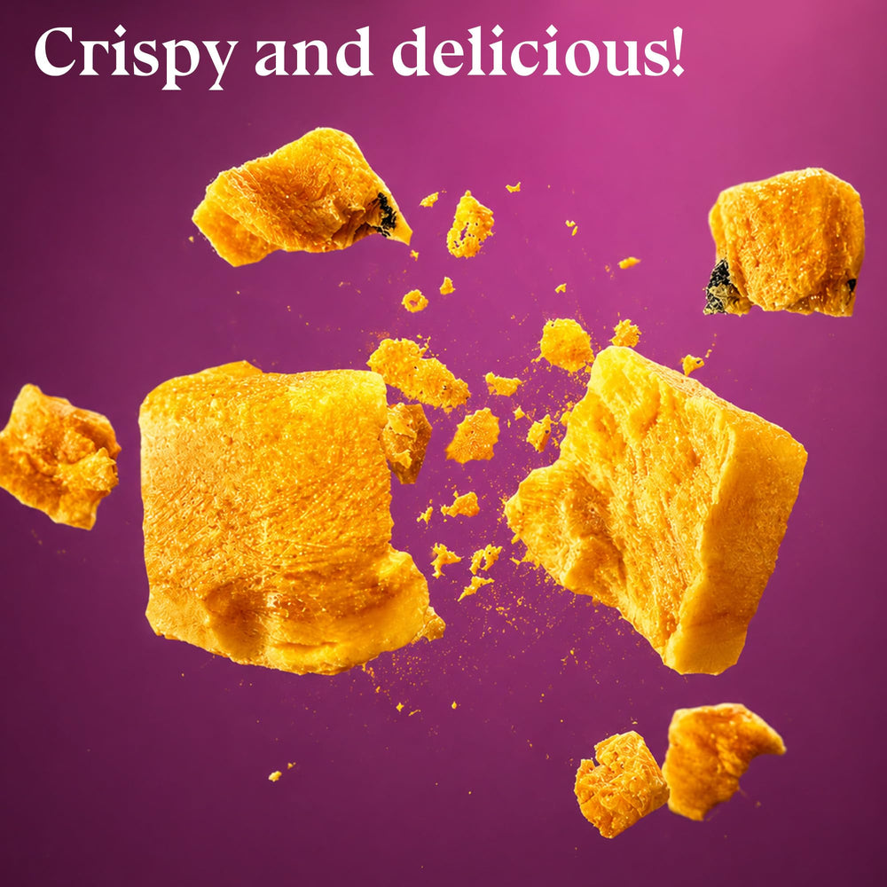 Jhomreys passion fruit crisps added to a smoothie for bright flavor