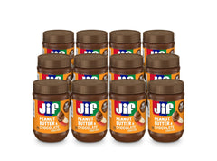 Jif front packaging showing jar and label, convenient 15 oz benefit