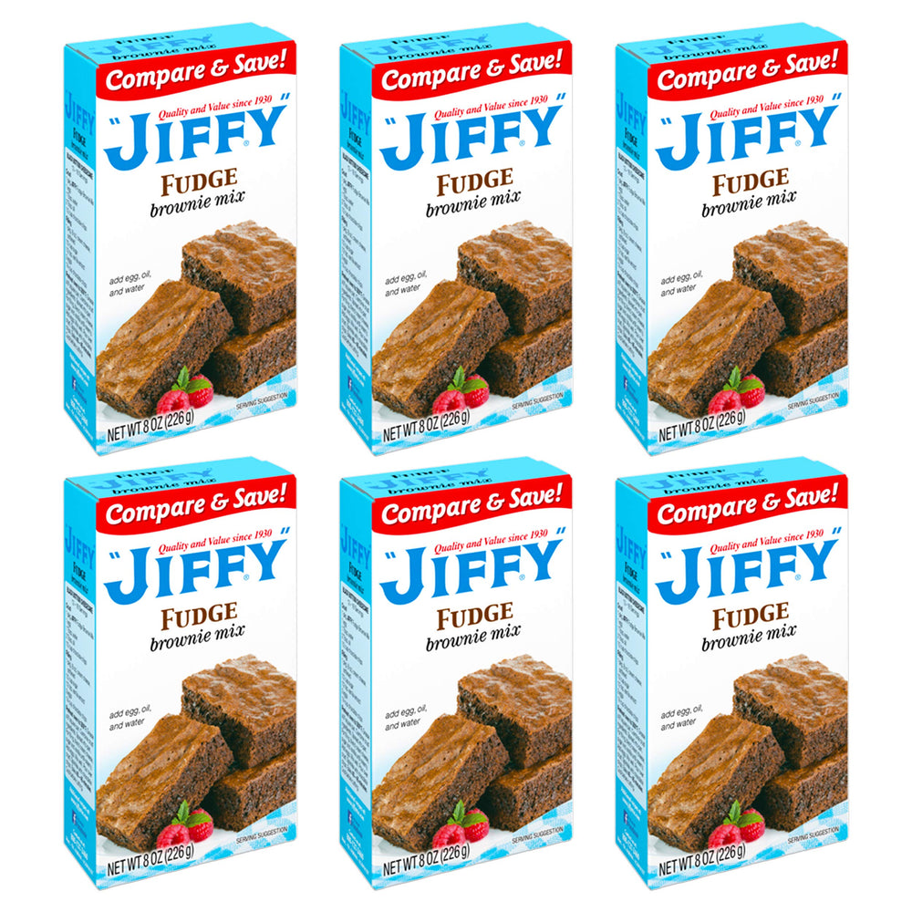 Jiffy pop front packaging showing 8 oz box and clear directions, quick dessert convenience