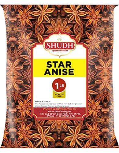 jimidar star anise front packaging showing 1 lb bulk and natural benefits