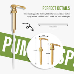 Jimoco pump nozzle detail promoting precise 1/4-ounce pours
