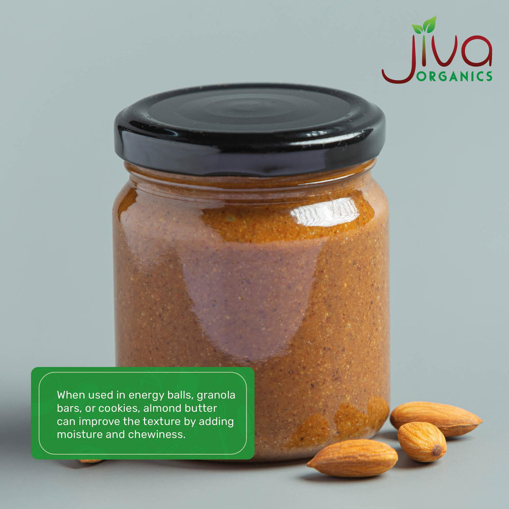 Jiva Organics jar opened top with pure single-ingredient appearance