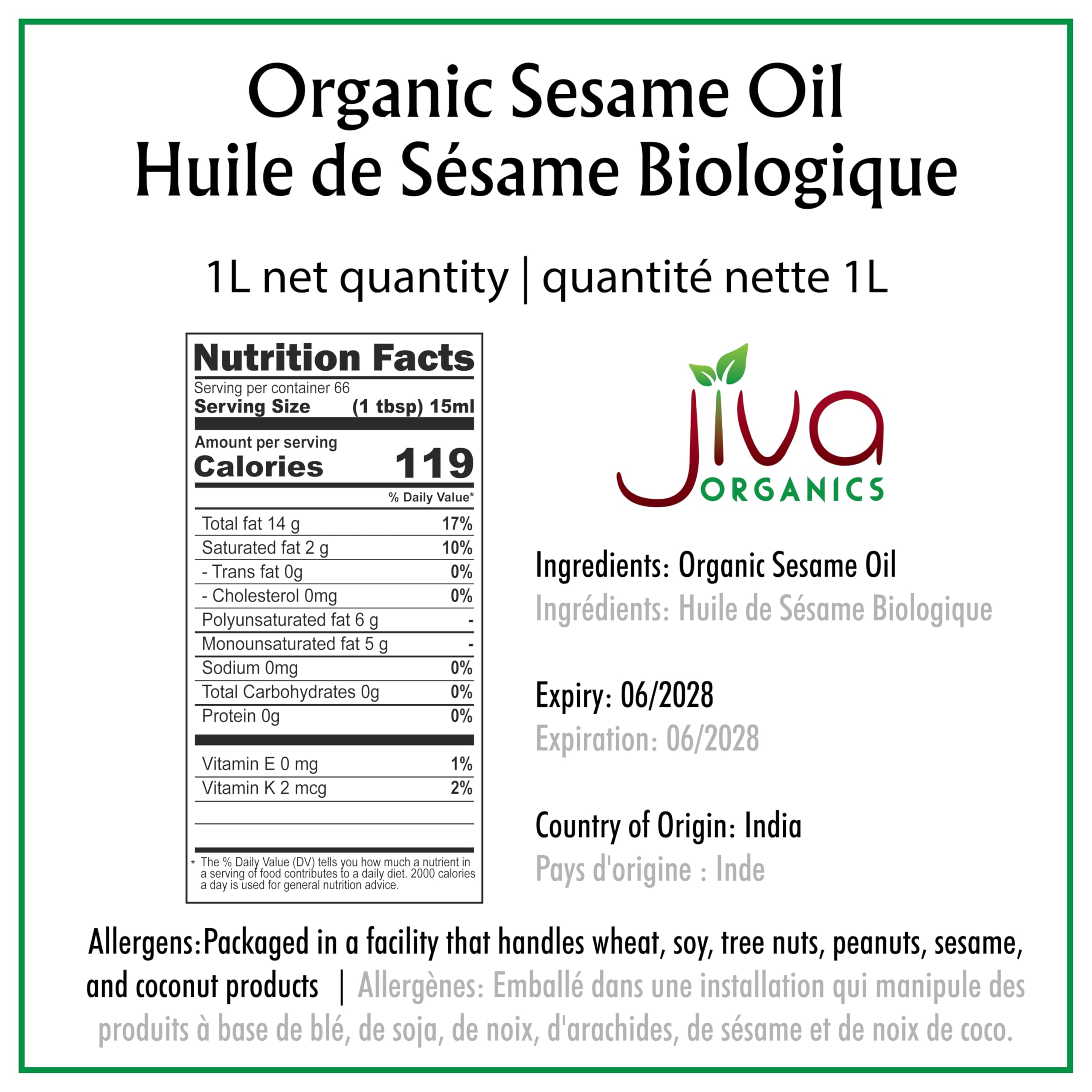 Jiva Organics close-up of bottle cap ensuring easy pouring and freshness