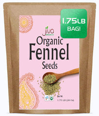 Jiva Organics front bag showing label and resealable closure for freshness