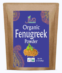 Jiva Organics front kraft bag showing product identity and convenience