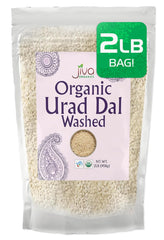 Jiva Organics front packaging showing USDA Organic badge and 2 lb size benefits