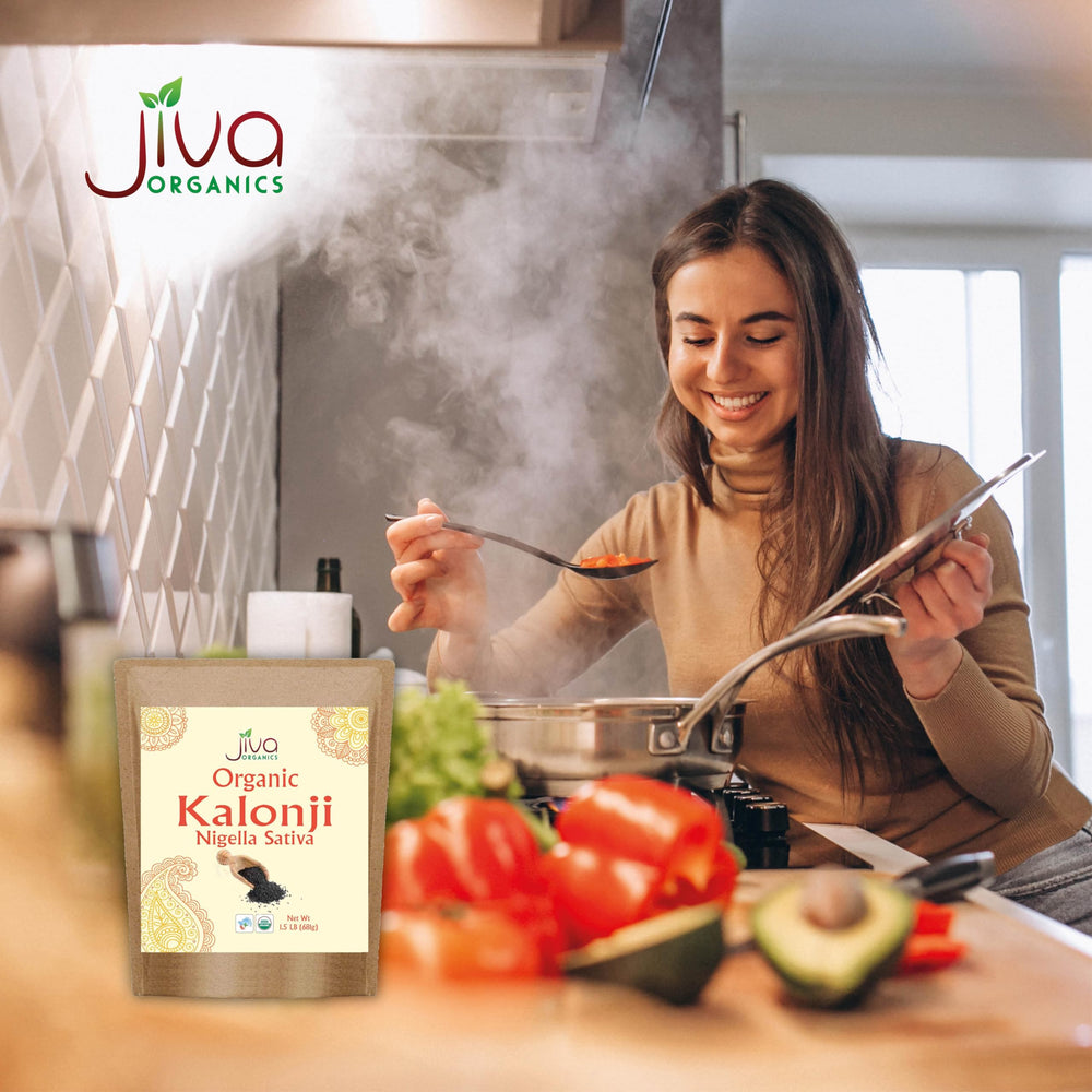 Jiva Organics product label detail highlighting organic origin and purity